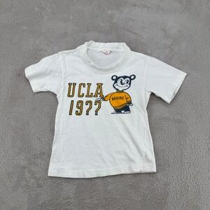 VTG 80s CP Collegiate Pacific UCLA Bruins Shirt Boys XS 2- 4 Mascot Graphic USA